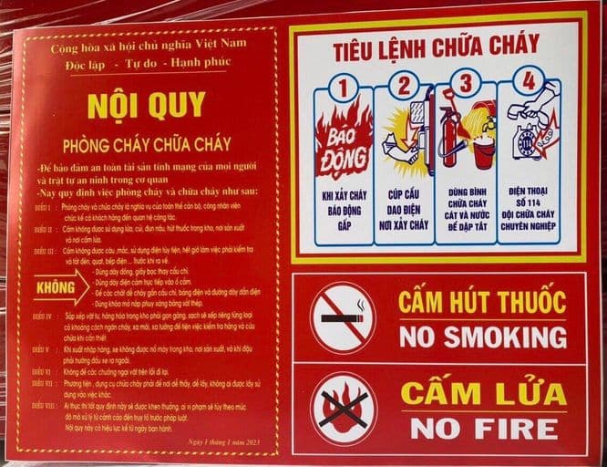 Nội quy tiêu lệnh