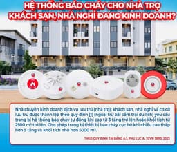 🔥 BẠN THẮC MẮC?! NHÀ TRỌ, NHÀ NGHỈ, KHÁCH SẠN CÓ LẮP THIẾT BỊ BÁO CHÁY KHÔNG DÂY ĐƯỢC KHÔNG? 🔥