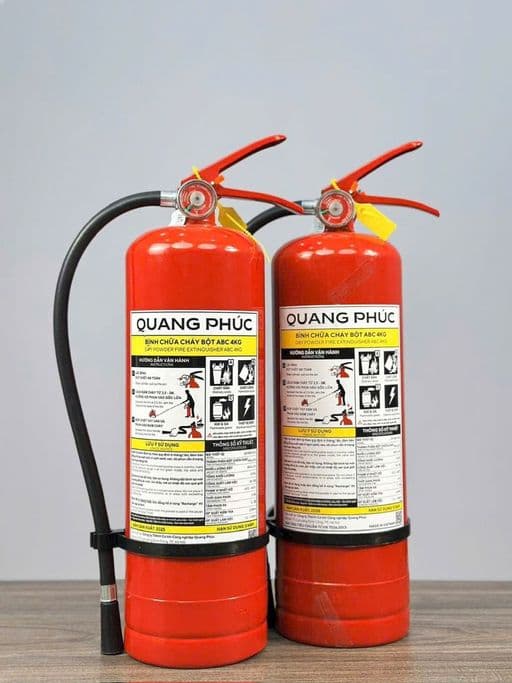 Bình bột chữa cháy ABC 4kg