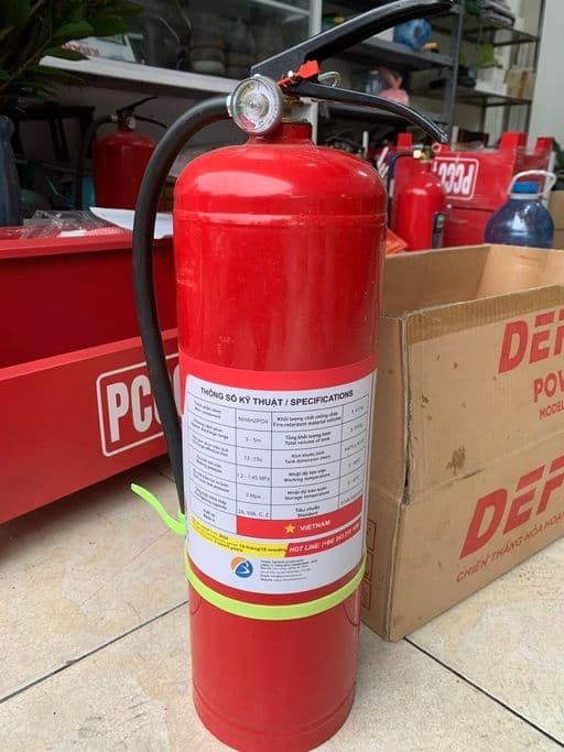 Bình bột chữa cháy MFZL4 Bộ Công an