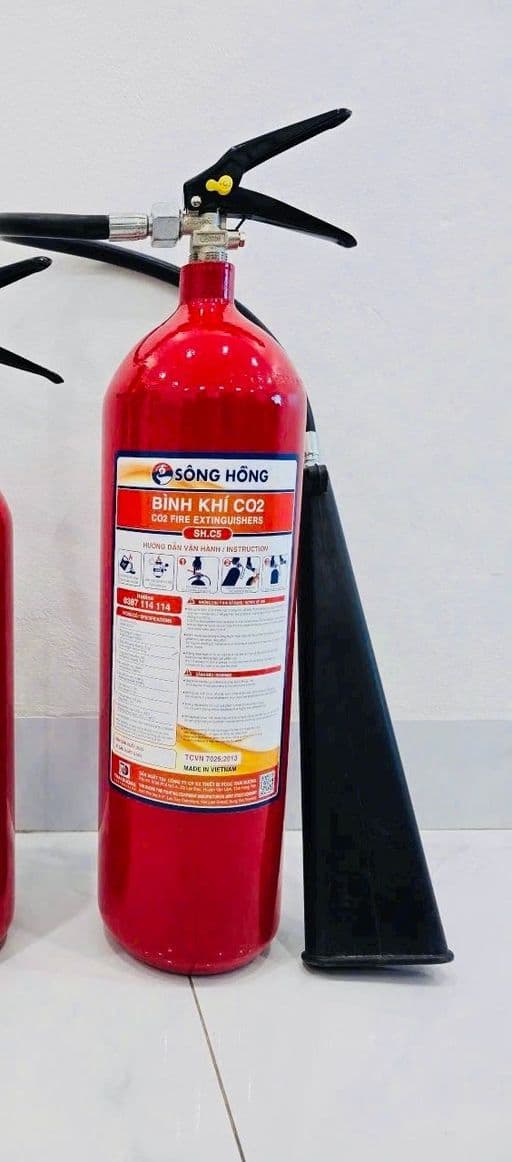 Bình khí chữa cháy CO2 MT5 Sông Hồng